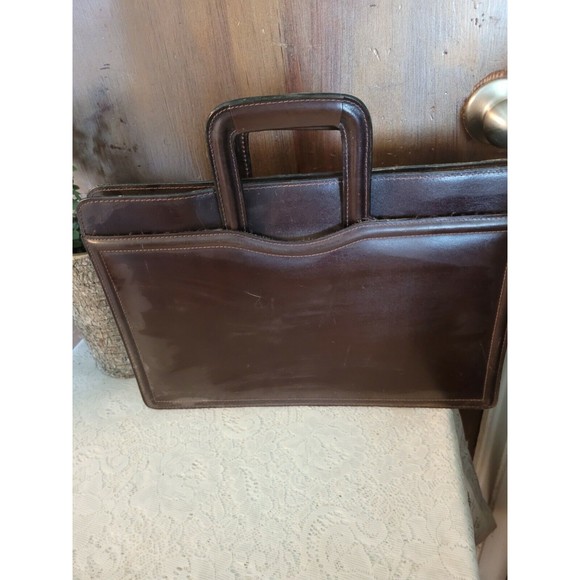 leather document case With Retractable Handles - Picture 1 of 4